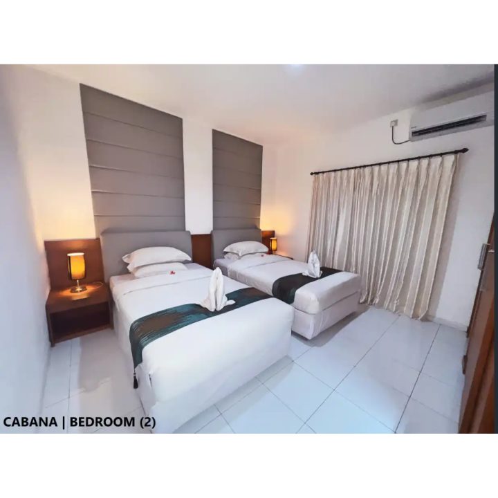 2 Bed Room Pool Side Cabana Pool View (Room Only)